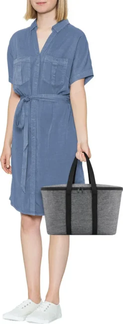 Reisenthel Coolerbag Twist Silver Kühltasche Faltbar 20 L - Twist Silver -Küchenbedarf Laden 8c0c33048b525442b36131924e87af49