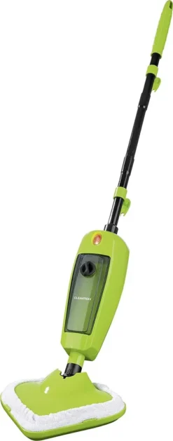 CLEANmaxx Dampfbesen 1000W Grün Bodenpflege Inkl. Messbecher Mikrofasertuch -Küchenbedarf Laden 8c209a280a9e130088d9b95a48dbb5e7