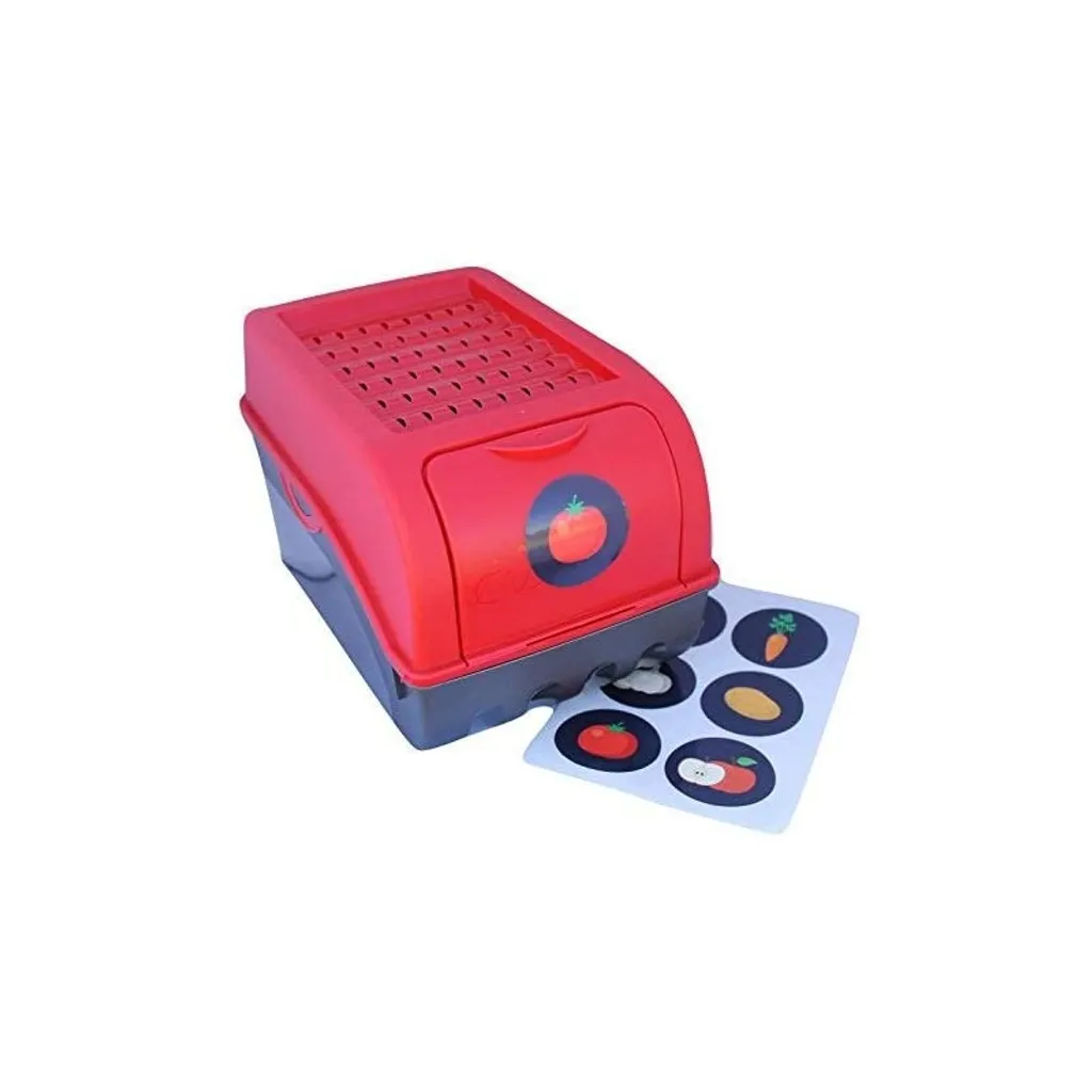 3 Vorratsdosen (rot) Für Kartoffeln, Gemüse, Obst, Zwiebeln, Rote Kartoffelboxen Aufbewahrungsbox Mit Deckel + Aufkleberset 6 3 Vorratsdosen (rot) Für Kartoffeln, Gemüse, Obst, Zwiebeln, Rote Kartoffelboxen Aufbewahrungsbox Mit Deckel + Aufkleberset – Bild 4