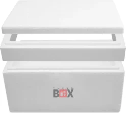Modularbox 43M | Wand: 4,0 Cm | Volumen: 43L | Innenmaß:49x30x28cm | Erweiterbar Isolierbox Thermobox Kühlbox Warmhaltebox