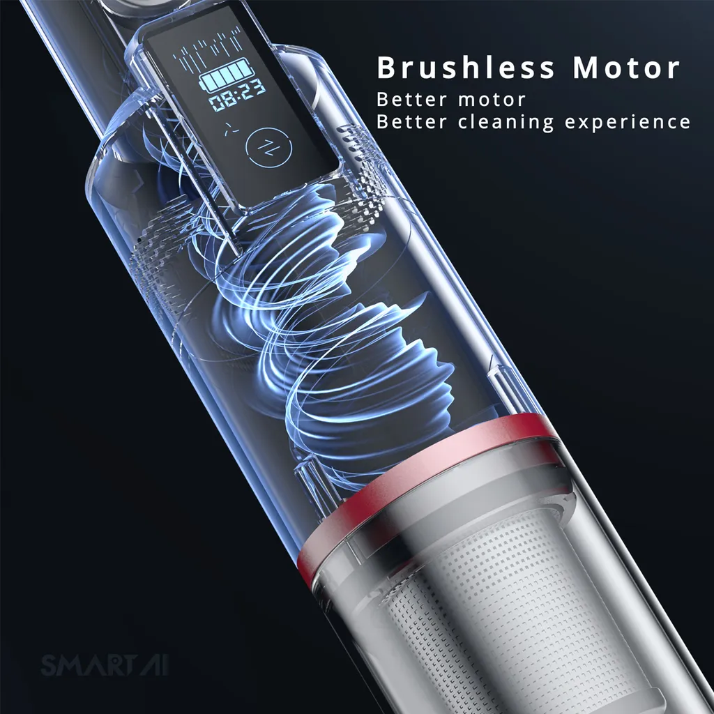 360 SmartAI H5 Handstaubsauger 15000PA Autostaubsauger Vacuum Cleaner Mini Handheld Beutellos Kabellos Leistungsstarker Zyklon-Sauger Für Haus Und Auto Mit Doppeltem Verwendungszweck 8 360 SmartAI H5 Handstaubsauger 15000PA Autostaubsauger Vacuum Cleaner Mini Handheld Beutellos Kabellos Leistungsstarker Zyklon-Sauger Für Haus Und Auto Mit Doppeltem Verwendungszweck – Bild 6