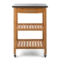 Klarstein Tennessee Servierwagen - Küchenwagen , Rollwagen , 3 Etagen , 2 Ablageflächen , Herausnehmbare Schublade , Schwarze Granitarbeitsfläche , Sichere Feststellbremsen , Bambusholz , Braun 16 Klarstein Tennessee Servierwagen - Küchenwagen , Rollwagen , 3 Etagen , 2 Ablageflächen , Herausnehmbare Schublade , Schwarze Granitarbeitsfläche , Sichere Feststellbremsen , Bambusholz , Braun -Küchenbedarf Laden 91a5cabc0ce65676b9317f9773c755f4