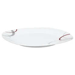 Kaffeeservice Palazzo 18tlg. - Weiß MitNachbildung-Kreisen In Grau Und Dunkelrot - Für 6 Personen -Küchenbedarf Laden 921df45d24e9a68954df52dce47003e1 1