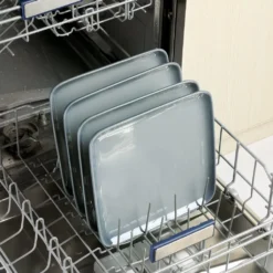 LOVECASA Tafelservice, 4-tlg Set Quadratische Speiseteller Aus Steingut, Flachteller, Frühstücksteller Für 4 Personen, Grau 20 LOVECASA Tafelservice, 4-tlg Set Quadratische Speiseteller Aus Steingut, Flachteller, Frühstücksteller Für 4 Personen, Grau -Küchenbedarf Laden 92a3ee054e1f9d9308156c8724a4f2e1