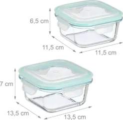 Relaxdays Frischhaltedose 12er Set -Küchenbedarf Laden 9444a5e23103c96384e3bb5dfcbbdb07