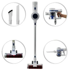 AREBOS Akku Staubsauger, 2-in-1 Hand- Und Bodenstaubsauger, 2 Leistungsstarke Saugmodi, Beutellos, Kabellos Bis Zu 55 Minuten, Mit Wandladestation, Weiß 22 AREBOS Akku Staubsauger, 2-in-1 Hand- Und Bodenstaubsauger, 2 Leistungsstarke Saugmodi, Beutellos, Kabellos Bis Zu 55 Minuten, Mit Wandladestation, Weiß -Küchenbedarf Laden 9456c1fb4eee14abab1e3ddde477b933