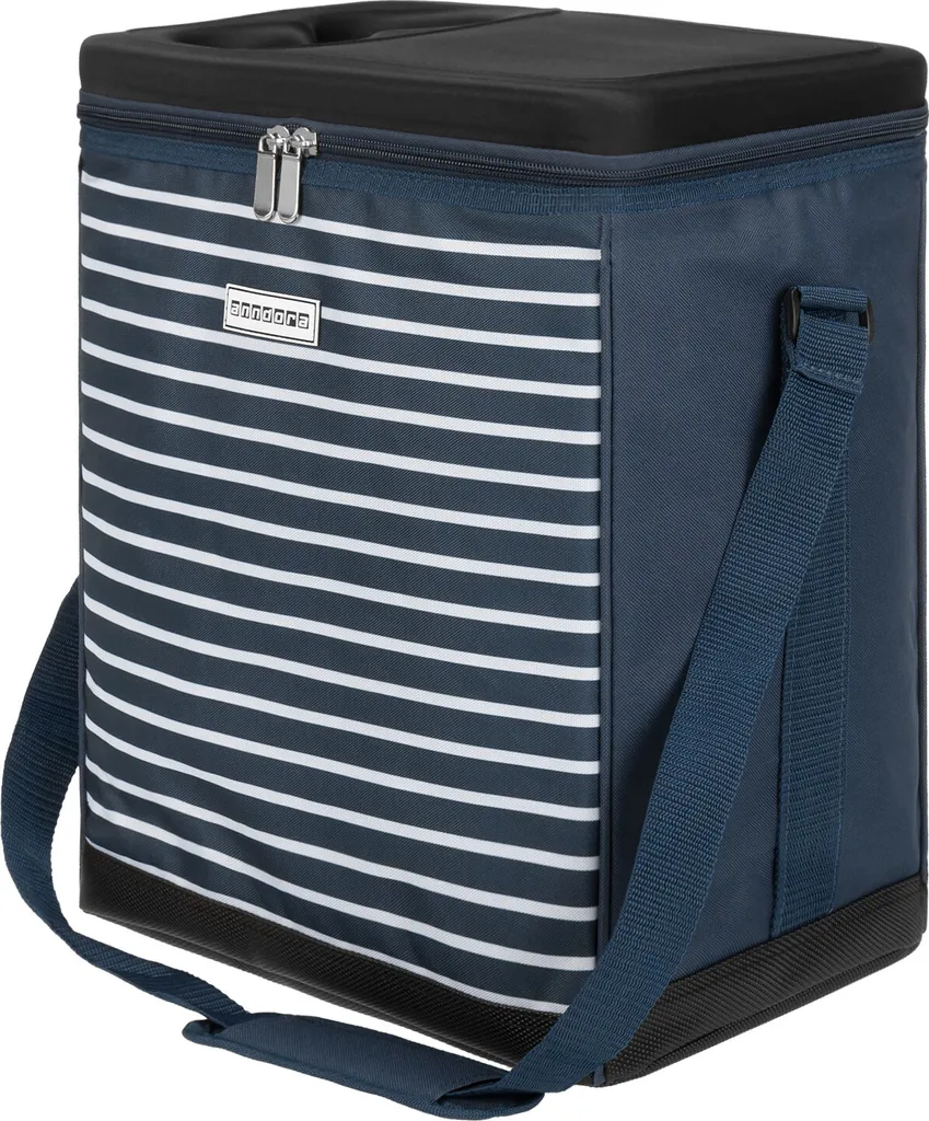 Anndora Kühltasche 32 Liter Navy Blau Weiß - Kühleinsatz -reisenthel Carrycruiser Kompatibel - Blau-weiss Gestreift 3 Anndora Kühltasche 32 Liter Navy Blau Weiß - Kühleinsatz -reisenthel Carrycruiser Kompatibel - Blau-weiss Gestreift