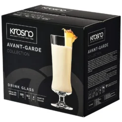 KROSNO Pina Colada Cocktailgläser Longdrinkgläser | Set Von 6 | 300 ML | Avant-Garde Kollektion | Perfekt Für Zuhause, Restaurants Und Partys | Spülmaschinenfest -Küchenbedarf Laden 94eb2e2342041d749a6ff157d77498f4