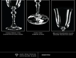 KROSNO Krista Kleine Rotweingläser, 6er-Set, 220 Ml -Küchenbedarf Laden 97b9f3d4fe063f35a3789aad9c3c6ff2