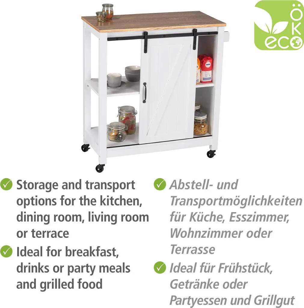 Wenko Küchenwagen Landhaus 5 Wenko Küchenwagen Landhaus – Bild 3