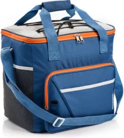 METEOR Kühltasche Frosty Picknicktasche Thermotasche Isoliertasche 30L Blue/grey