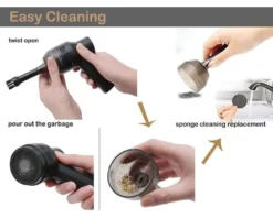 Tastaturreiniger Mit Reinigungsgel, Tischsauger Mit USB-Anschluss, Kabelloser Tastaturreiniger, Sauger Für Den Computer Mit Batterien, Ideal Zum Reinigen Von Gaming-Tastaturen -Küchenbedarf Laden 9b4b3c6b07febcff642a26c0b125789b