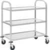 VidaXL 3-Stufiger Servierwagen 95x45x83,5 Cm Edelstahl -Küchenbedarf Laden 9bf149039cb8585a94d6d750b53d09c3
