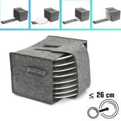 Wohnmobil Tellerhalter Für 8 Teller Filz Geschirrhalter Camping Geschirr -Küchenbedarf Laden 9e7704d74d7940bd4c4872533e4ad264