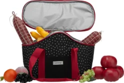 Anndora Kühltasche 20 L - Schwarz Weiß Gepunktet Isoliertasche Einkaufstasche - Snövit - Schwarz-Rot 14 Anndora Kühltasche 20 L - Schwarz Weiß Gepunktet Isoliertasche Einkaufstasche - Snövit - Schwarz-Rot -Küchenbedarf Laden 9ed0693df820dea0f314de99450d27f4