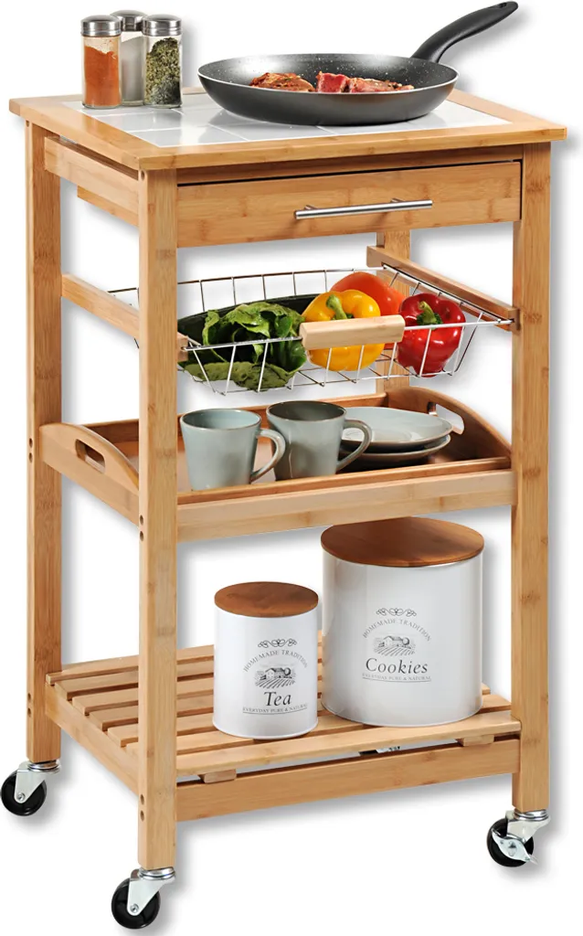 Kesper Küchenwagen Mit Fliesen 2577613 4 Kesper Küchenwagen Mit Fliesen 2577613 – Bild 2