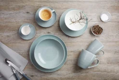 Kaffee- & Tafelservice 42 Tlg. Suomi Grau-blau