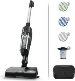 Rowenta X-COMBO ALLERGY GZ3039WO, Beutellos, Schwarz, Blau, 0,55 L, Trocken&Nass, Zyklonal, 79 DB -Küchenbedarf Laden 9f544283734449c31dd49da79ac087f8