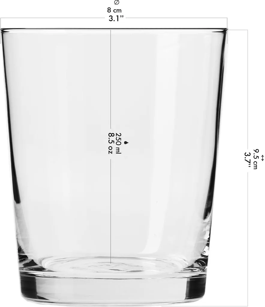 KROSNO Pure Wassergläser, 6er-Set, 250 Ml 4 KROSNO Pure Wassergläser, 6er-Set, 250 Ml – Bild 2