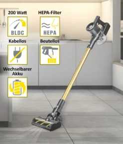 Genius INVICTUS X8 Akkustaubsauger | Set 12-tlg.