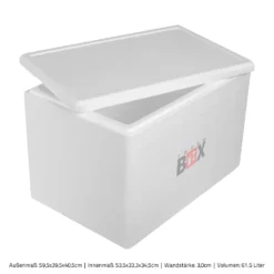 Styroporbox 61W | Wand: 3,0cm | Volumen: 61,5L | Innenmaß:53x33x34cm | Weiß Isolierbox Thermobox Kühlbox Warmhaltebox 15 Styroporbox 61W | Wand: 3,0cm | Volumen: 61,5L | Innenmaß:53x33x34cm | Weiß Isolierbox Thermobox Kühlbox Warmhaltebox -Küchenbedarf Laden a43d9c6666702fcabfe2cfccd8f2b48d