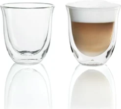 De'Longhi DeLonghi Cappuccino 2er Doppelwandiges Thermoglas -Küchenbedarf Laden a586d46320137455917bb7316d988c06