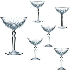 Nachtmann Cocktailschale Palais 230 Ml, Kristallglas Mit Schliffdesign (6 Stück) -Küchenbedarf Laden a6117b1caf639d917a9731e9a114660e