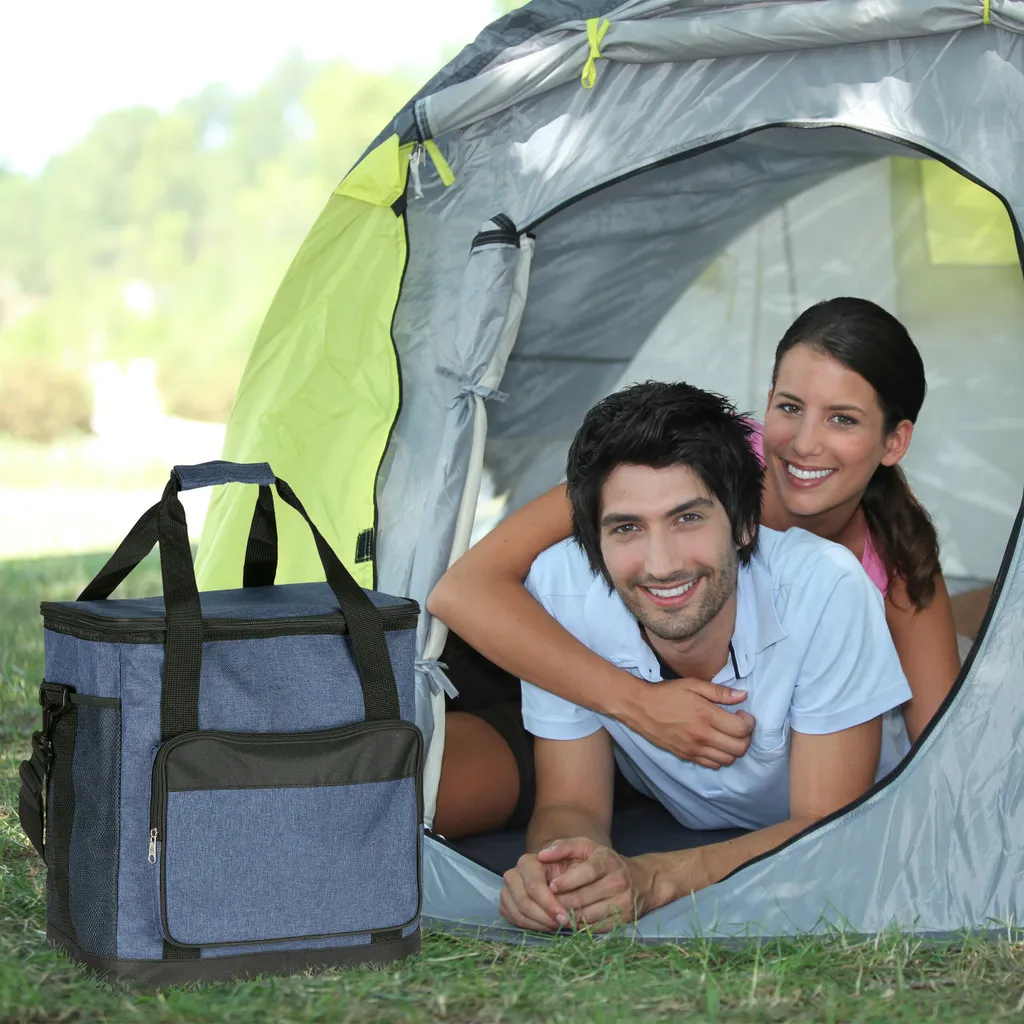 Relaxdays Kühltasche Faltbar 30 Liter 4 Relaxdays Kühltasche Faltbar 30 Liter – Bild 2