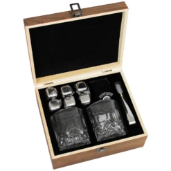 Whisky Geschenk-Set Mit 2 Gläsern, Eiswürfeln Aus Edelstahl, Zange, Samtbeutel In Einer Schönen Holzbox 21 Whisky Geschenk-Set Mit 2 Gläsern, Eiswürfeln Aus Edelstahl, Zange, Samtbeutel In Einer Schönen Holzbox -Küchenbedarf Laden a7370374f663eab5310c55346d82fcaa