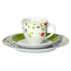 Van Well Kaffeeservice 18-tlg. Für 6 Personen Serie Vario Porzellan - Farbe Wählbar, Farbe:flowers -Küchenbedarf Laden a847a37f6672d315f69aecc0bed7d9c9