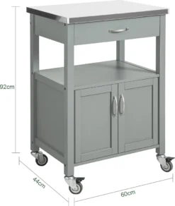 SoBuy FKW22-HG Küchenwagen Mit Edelstahlplatte Küchenrollwagen Servierwagen Rollwagen Getränkewagen Fürs Büro BHT Ca.: 60x92x44cm 14 SoBuy FKW22-HG Küchenwagen Mit Edelstahlplatte Küchenrollwagen Servierwagen Rollwagen Getränkewagen Fürs Büro BHT Ca.: 60x92x44cm -Küchenbedarf Laden a9d720758f8f3013d80a7cd881a70c83