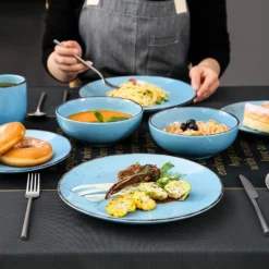 Vancasso Serie Navia Oceano, 16 Teilig Essservice Set Aus Steingut, Tafeiservice Für 4 Personen, Wasserblau, Vintage Aussehen, Natur Design 19 Vancasso Serie Navia Oceano, 16 Teilig Essservice Set Aus Steingut, Tafeiservice Für 4 Personen, Wasserblau, Vintage Aussehen, Natur Design -Küchenbedarf Laden ad0b3169ed702fa0905d2adef944b768