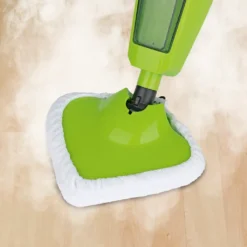 CLEANmaxx Dampfbesen 1000W Grün Bodenpflege Inkl. Messbecher Mikrofasertuch -Küchenbedarf Laden ada6ab24a398a31ad985991bb540562d