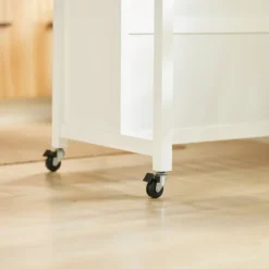 SoBuy FKW74-WN Servierwagen Kücheninsel Sideboard Küchenwagen Küchenschrank Mit 2 Schubladen Und Ablagen Weiß-Natur BHT Ca.: 100x94x60cm 14 SoBuy FKW74-WN Servierwagen Kücheninsel Sideboard Küchenwagen Küchenschrank Mit 2 Schubladen Und Ablagen Weiß-Natur BHT Ca.: 100x94x60cm -Küchenbedarf Laden ae1656da11157caa00a5f1757501be79