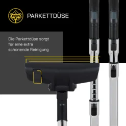 GUTFELS CLEAN 2010 Bodenstaubsauger | 800 Watt Leistung | Integriertes Zubehör | 3 Liter Staubbehälter -Küchenbedarf Laden b02f5b90afaf2465ee2680b51c6736fd