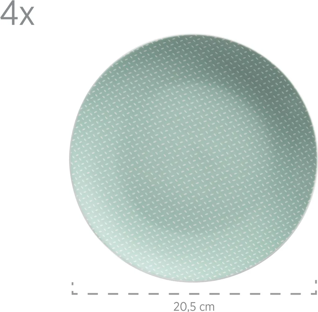 Mäser 931565 Kombiservice Kitchen Time II Für 4 Personen, Porzellan, Grün (1 Set, 16-teilig) 6 Mäser 931565 Kombiservice Kitchen Time II Für 4 Personen, Porzellan, Grün (1 Set, 16-teilig) – Bild 4