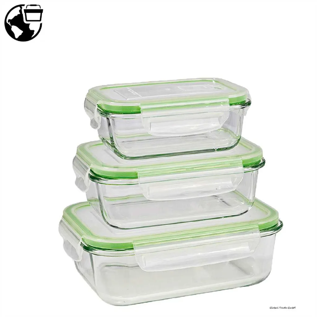 Glas Frischhaltedosen 3er Set Klick-It Gefrierdosen Lunchbox Brotdose Mikrowelle 15 Glas Frischhaltedosen 3er Set Klick-It Gefrierdosen Lunchbox Brotdose Mikrowelle – Bild 13