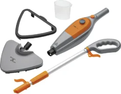 CLATRONIC Dampfmop DR 3539 Anthrazit- Orange Dampfreiniger Reiniger Dampfwischer -Küchenbedarf Laden b501f911c976082e4af0ab77921be1ff