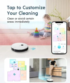 Yeedi Vac Station, 3-in-1 Saugroboter Mit Absaugstation, Wischfunktion, 3000 Pa Saugkraft, Teppicherkennung, Raumkarte Und Visuelle Navigation, Virtuelle Grenze -Küchenbedarf Laden b6b3bb284a1c7cbf5eba49d4d910dbce