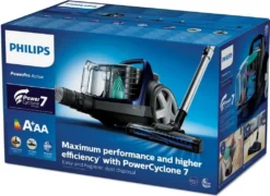 Philips Staubsauger PowerPro Active FC9556/09 Ohne Beutel, Leistung 750 W, Staubkapazität 1,5 L, Blau -Küchenbedarf Laden ba88e51a245f9e5b68a1b93fa4b50632