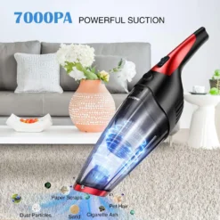 Handstaubsauger, Akku Handstaubsauger 7000PA Beutellos Handsauger Nass/Trocken Akkusauger Schnellaufladung Autostaubsauger Mit 2 Waschbarer Filterr Für Haus & Auto Reinigung -Küchenbedarf Laden bb6480a85b2406bc212af304ec1711b4