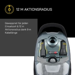 GUTFELS CLEAN 2010 Bodenstaubsauger | 800 Watt Leistung | Integriertes Zubehör | 3 Liter Staubbehälter -Küchenbedarf Laden bbbdddd3d6f2b6ae6136d0223d3b1595