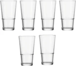 Leonardo Stapelbecher Set Event 6 Teilig Glas Trinkglas 330 Ml Spülmaschinenfest -Küchenbedarf Laden bc4b93c720231b1de7ad34a5786cf82f