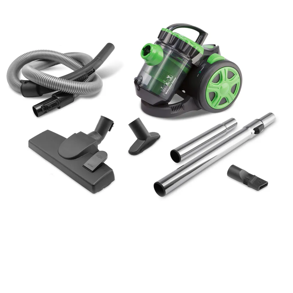 Monzana Staubsauger Beutellos Zubehör HEPA-Filter 700 W Leistungsstark 8 M Radius Haushalt Bodenstaubsauger Multi Zyklon, Farbe:grün 6 Monzana Staubsauger Beutellos Zubehör HEPA-Filter 700 W Leistungsstark 8 M Radius Haushalt Bodenstaubsauger Multi Zyklon, Farbe:grün – Bild 4