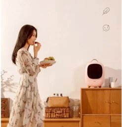 Baseus Mini Beauty Kühlschrank Für Kosmetik Reisekühlschrank Mit Heizung 8l 220V EU / 12V Weiß -Küchenbedarf Laden bc9895762651ddefa7e934215676f0e6