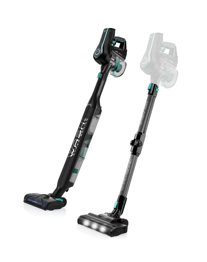 ETA SUPERSONIC WASH ETA523190000 Multifunktionaler Handstaubsauger, 135 W, 21,6 V Li-Ion-Akku, Digitalmotor, LED-Beleuchtung, HEPA-Filter, Saugt, Reinigt Tief, Trocknet, Wischt 4 ETA SUPERSONIC WASH ETA523190000 Multifunktionaler Handstaubsauger, 135 W, 21,6 V Li-Ion-Akku, Digitalmotor, LED-Beleuchtung, HEPA-Filter, Saugt, Reinigt Tief, Trocknet, Wischt – Bild 2