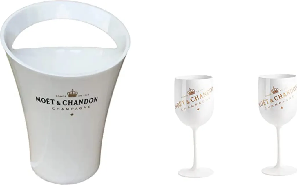 Moët & Chandon Ice Impérial Champagner Gläser Inkl. Kühler Weingläser Champagnergläser Weiß 3 Moët & Chandon Ice Impérial Champagner Gläser Inkl. Kühler Weingläser Champagnergläser Weiß