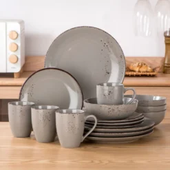 Vancasso Navia Jardin 16 Teilig Tafeiservice Set, Geschirrset Aus Steingut, Vintage Aussehen, Natur Design -Küchenbedarf Laden bef3b8f0179c7c2d154c3b5d2fb1dacb