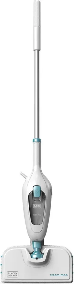 Black & Decker Black+Decker FSM13E1 Dampfbesen Steam Mop, Basic (Dampfreiniger Für Hygienische, Gründliche Sauberkeit, Abnehmbarer Stiel, Einfache Bedienbarkeit, Inkl. 1 Mikrofaser-Pad), 1300 W -Küchenbedarf Laden c3b8b1e19b8aaaa35223c0f168ad8262