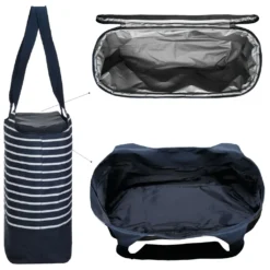 Strandtasche 2 In 1 Kühltasche + SchultertascheAHOI Blau Weiß - Navy -Küchenbedarf Laden c3baa5a76d4b21736a6aa5c201d185e4